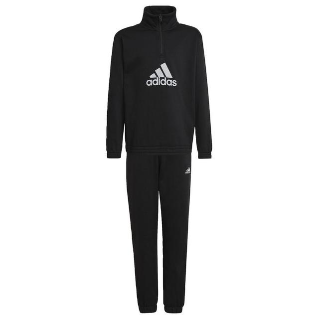 adidas Tracksuit Badge Of Sport Fleece - Black/white Kids, size 176 cm on Productcaster.