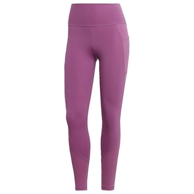 adidas Leggings Optime Shine - Lilac Snow Women, size X-Small on Productcaster.