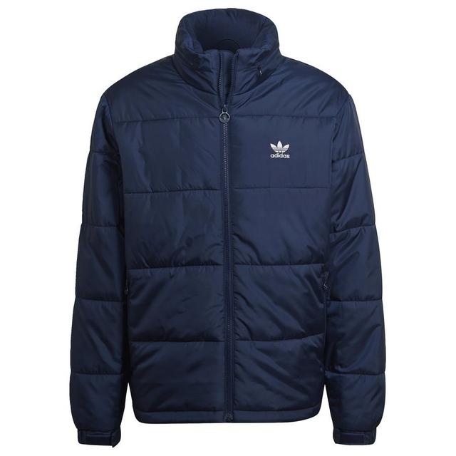 adidas Originals Winter Jacket Essentials Padded Puff - Night Indigo/white, size Small on Productcaster.