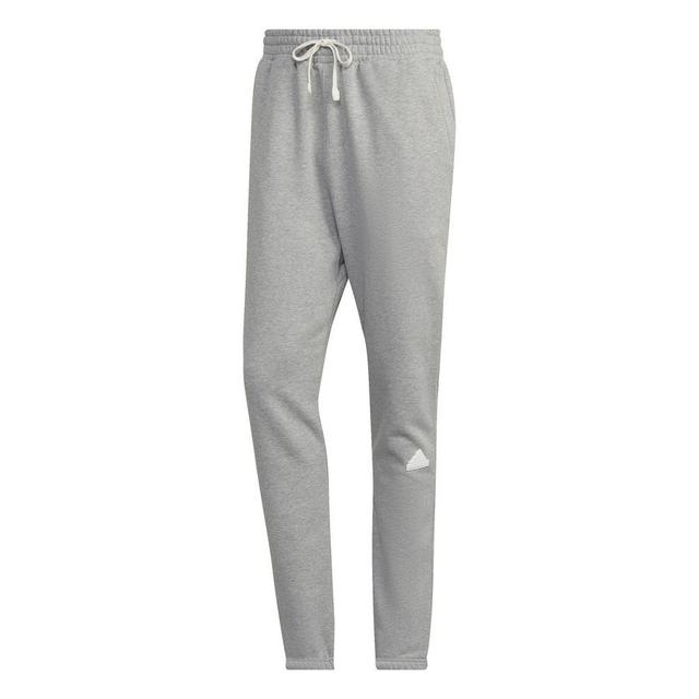 adidas Training Trousers Fleece - Grey/white, size Large on Productcaster.