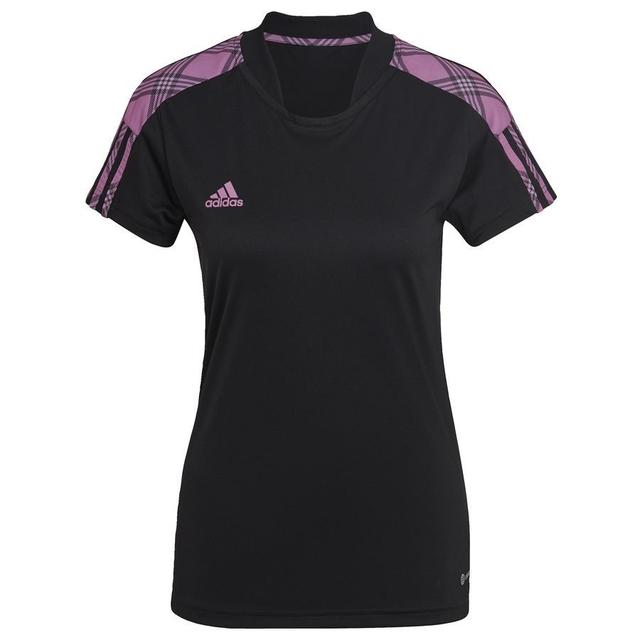 adidas Training T-shirt Tiro - Schwarz/pink Damen, Größe Medium on Productcaster.