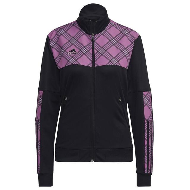 adidas Track Jacket - Black/pink Woman, size Medium on Productcaster.