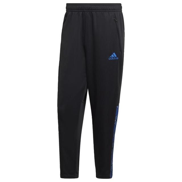 adidas Training Trousers Tiro 7/8 - Black/royal Blue, size X-Large on Productcaster.