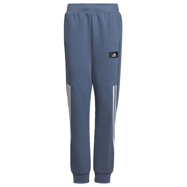 adidas Trainingsbroek Future Icons 3-stripes - Blauw/wit Kids, maat 164 cm on Productcaster.