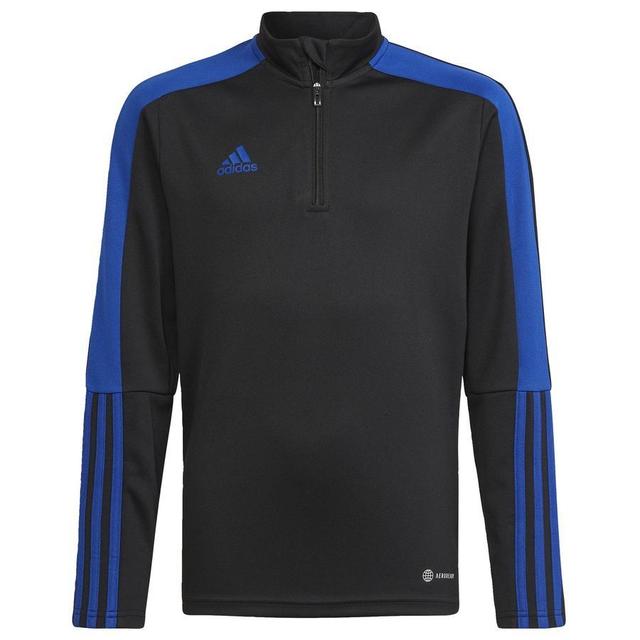 adidas Trainingsshirt Tiro Essentials - Zwart/blauw Kids, maat 176 cm on Productcaster.