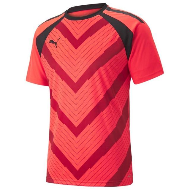 PUMA Training T-shirt Teamliga - Fiery Coral/PUMA Black, size X-Small on Productcaster.