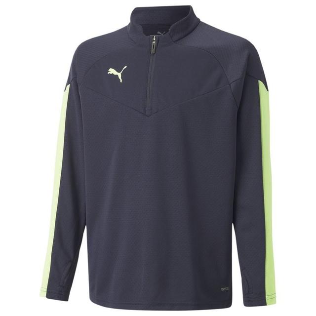 PUMA Training Shirt Individualfinal 1/4 Zip - Parisian Night/fizzy Light Kids, size XS/128 cm on Productcaster.