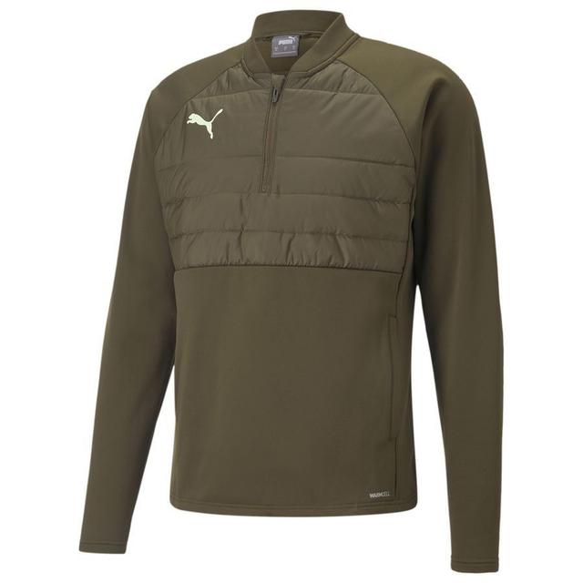 PUMA Training Shirt Individualliga Hybrid - Deep Olive, size X-Large on Productcaster.