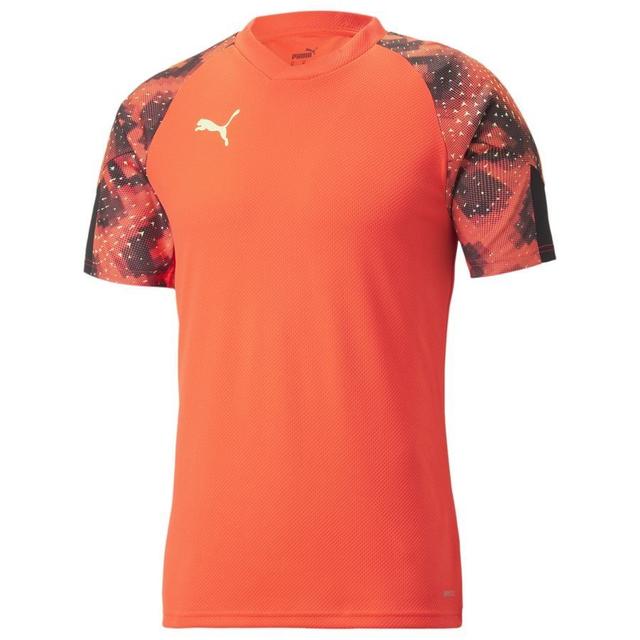 PUMA Training T-shirt Individualfinal Wc - Fiery Coral/black, size Medium on Productcaster.