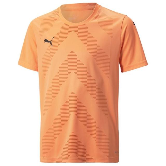 PUMA Playershirt Teamglory - Neon Citrus Kids, size S/140 cm on Productcaster.