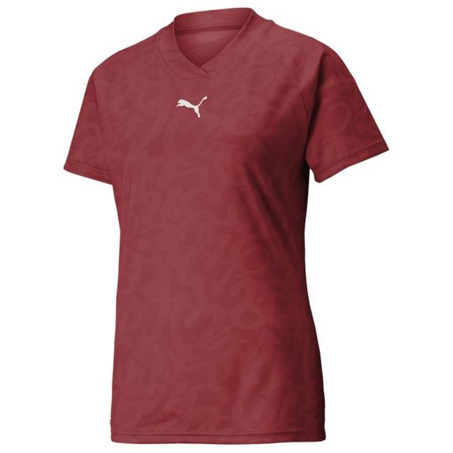 PUMA Training T-shirt She Moves The Game - Intense Red Woman, size Medium on Productcaster.