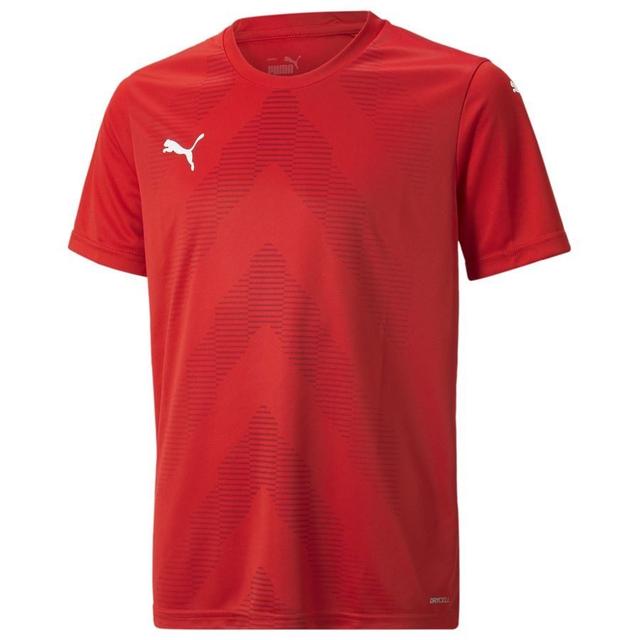 PUMA Voetbalshirt Teamglory - Rood/wit Kids, maat XS/128 cm on Productcaster.