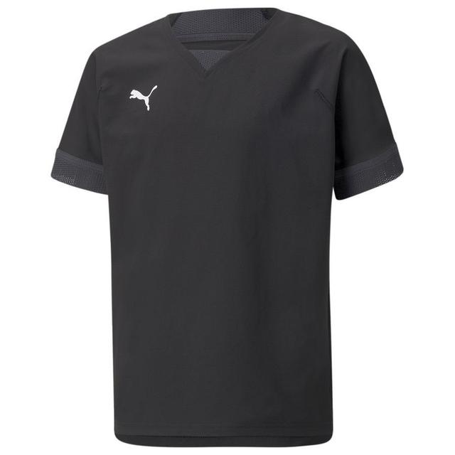 PUMA Playershirt Teamfinal - Black/white Kids, size XS/128 cm on Productcaster.