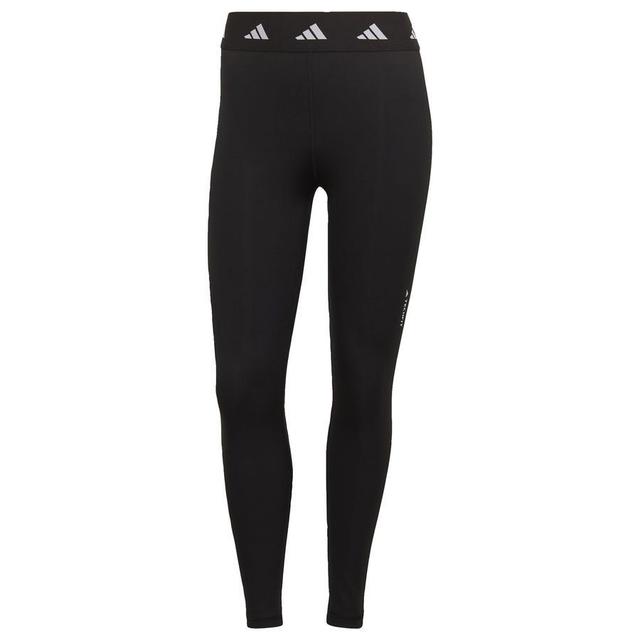 adidas Tights Techfit 7/8 - Black/white Woman, size X-Small on Productcaster.