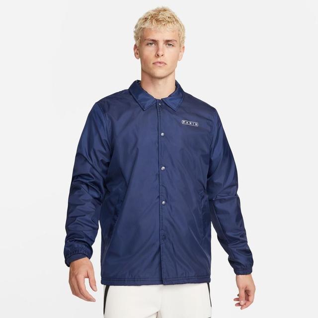 Paris Saint Germain Jacket Nsw Jdi Woven - Midnight Navy/white - , size Medium on Productcaster.