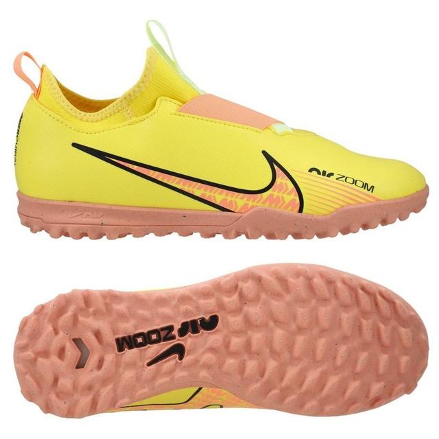 Nike Air Zoom Mercurial Vapor 15 Academy Tf Lucent - Yellow Strike/sunset Glow Kids - Turf (Tf), size 38½ on Productcaster.