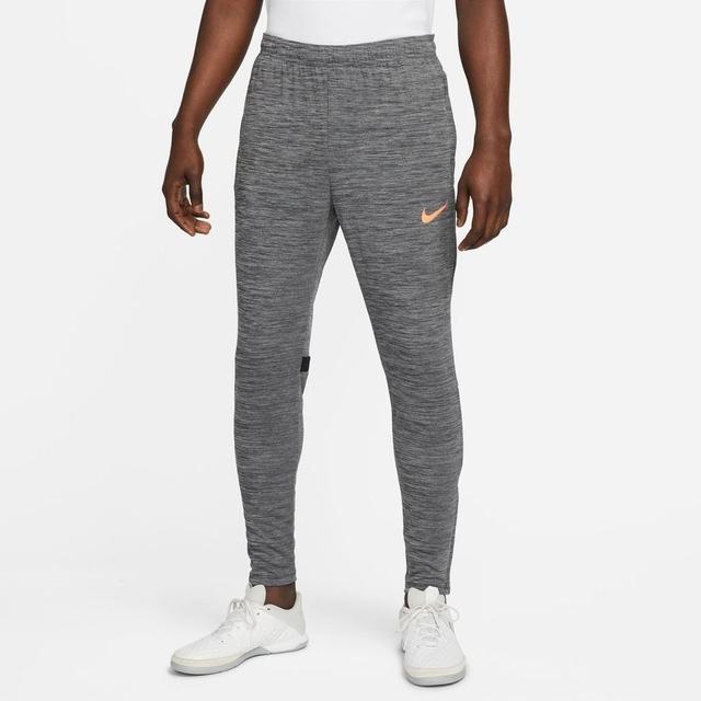 Nike Track Pants Dri-fit Academy - Grey Heather/black/sunset Glow, size Small on Productcaster.