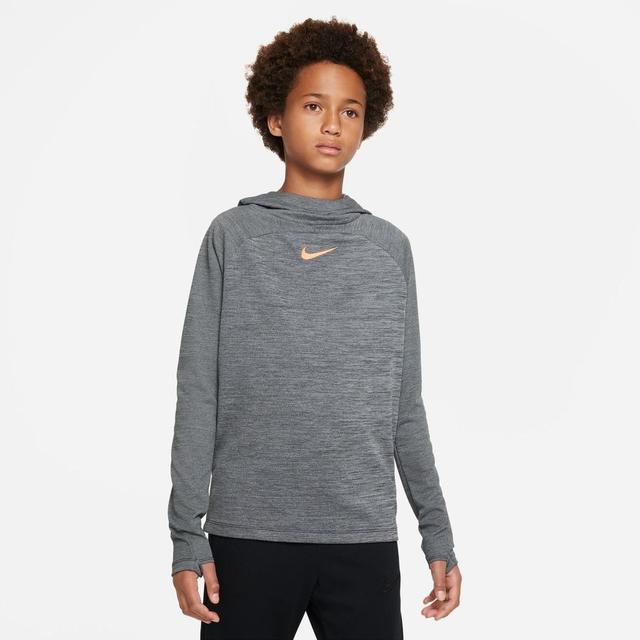 Nike Hoodie Dri-fit Academy Pullover - Kids Grey Heather Kids, size XS: 122-128 cm on Productcaster.