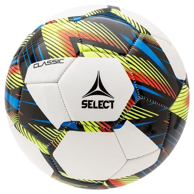 Select Football Classic V23 - White Black/blue/yellow, size Ball SZ. 4 on Productcaster.