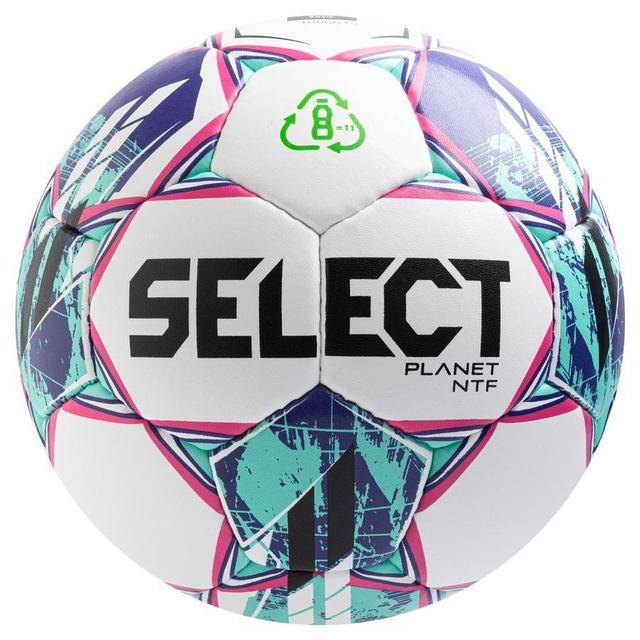 Select Football Planet Ntf V23 - White/green/pink, size Ball SZ. 5 on Productcaster.