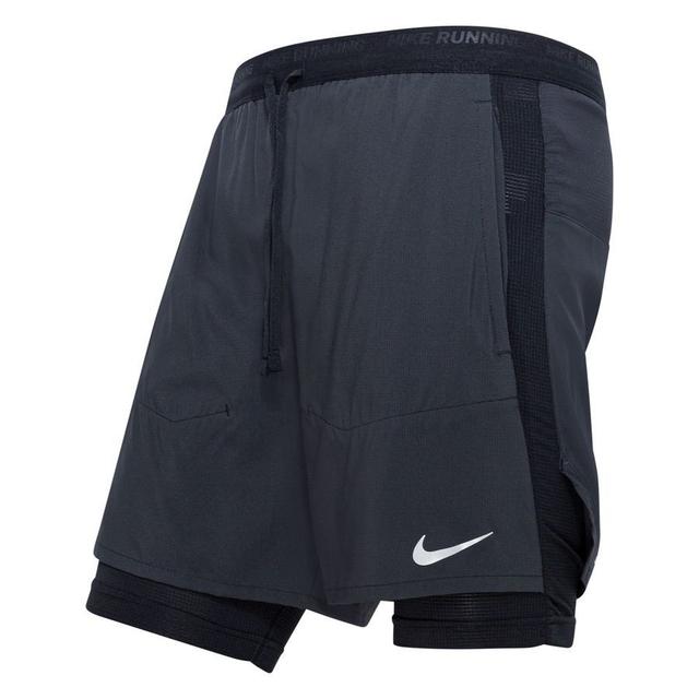 Nike Löparshorts Dri-FIT Stride - Svart/Silver, storlek X-Large on Productcaster.