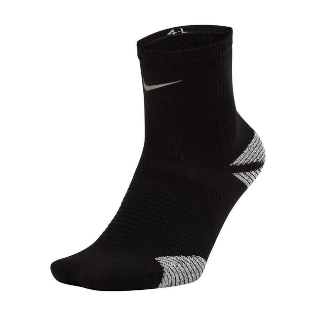 Nike Running Socks Nikegrip Racing Ankle - Black/reflect Silver, size 36 on Productcaster.