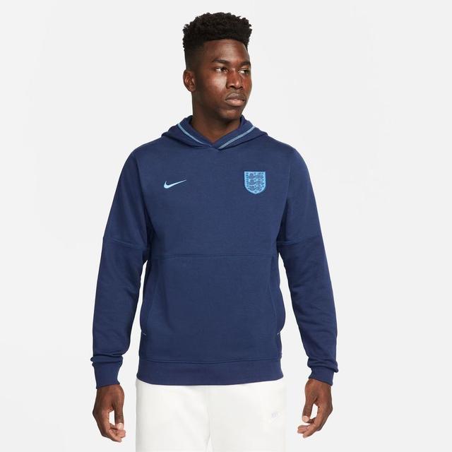 England Hoodie Fleece Travel - Blue Void/blue Fury - , size X-Large on Productcaster.