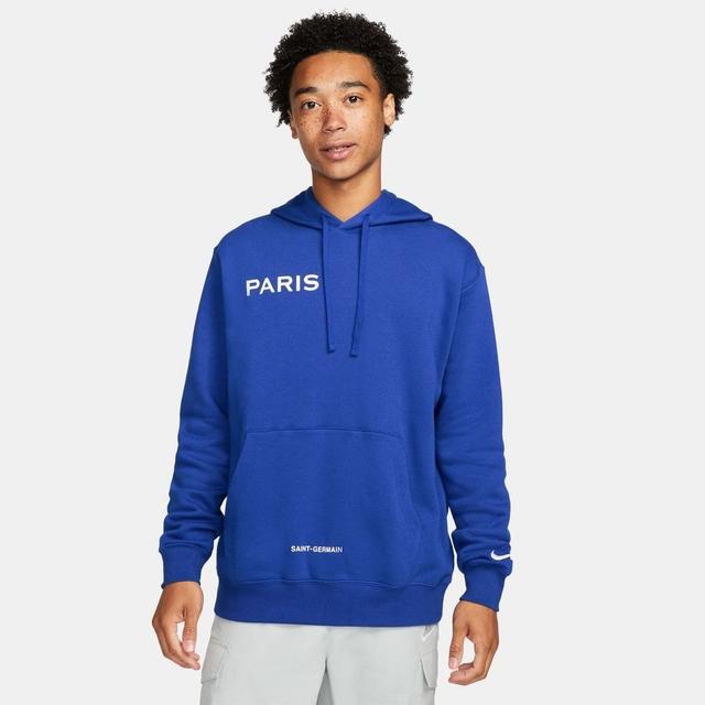 Paris Saint Germain Hoodie Nsw Club - Old Royal/white - Nike, size XX-Large on Productcaster.