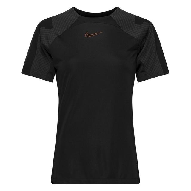 Nike Training T-shirt Dri-fit Strike - Black/smoke Grey/copper Metallic Woman, size X-Small on Productcaster.