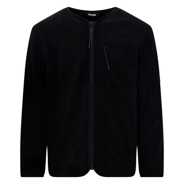 Rains Jacket Fleece - Black, size Large on Productcaster.