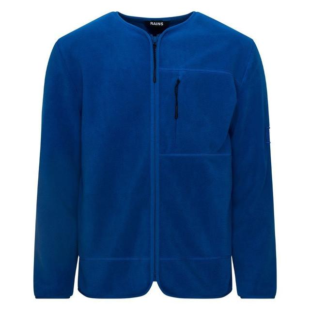 Rains Jacket Fleece - Blue, size Large on Productcaster.