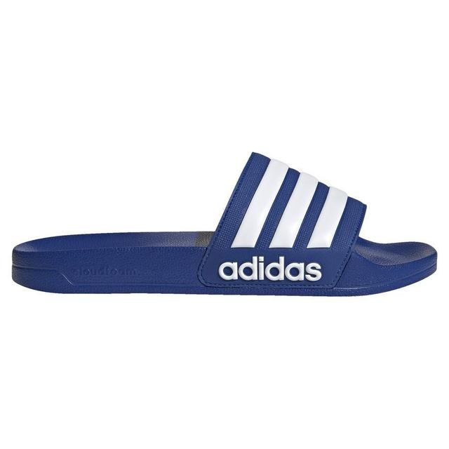 adidas Badslippers Adilette Shower - Blauw/wit, maat 42 on Productcaster.