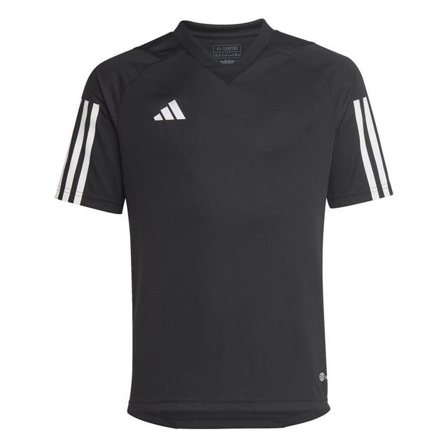 adidas Training T-shirt Tiro 23 Competition - Black/white Kids, size 140 cm on Productcaster.