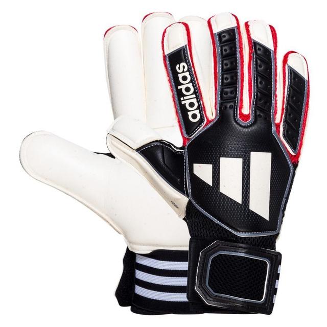 adidas Goalkeeper Gloves Tiro Pro - Black/white/iron Metal, size 10 on Productcaster.