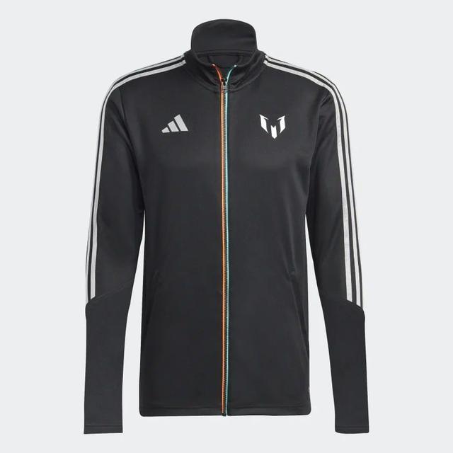 adidas Track Jacket Messi - Black, size Large on Productcaster.