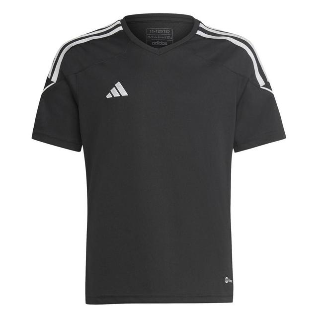 adidas Training T-shirt Tiro 23 League - Black/white Kids, size 176 cm on Productcaster.