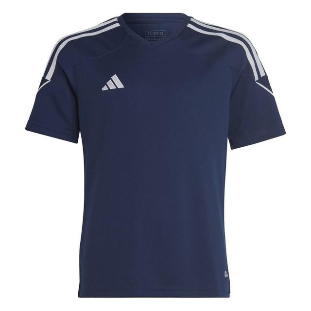 adidas Trainingsshirt Tiro 23 League - Navy/wit Kids, maat 176 cm on Productcaster.