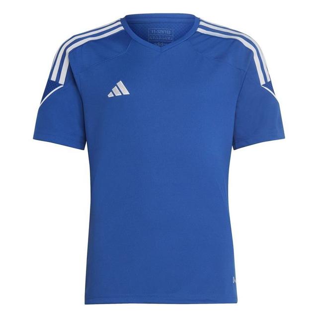 adidas Training T-shirt Tiro 23 League - Royal Blue/white Kids, size 116 cm on Productcaster.