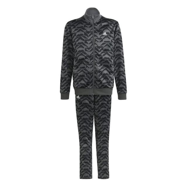 adidas Tracksuit Football Celebration - Grey Six/black/white Kids, size 128 cm on Productcaster.