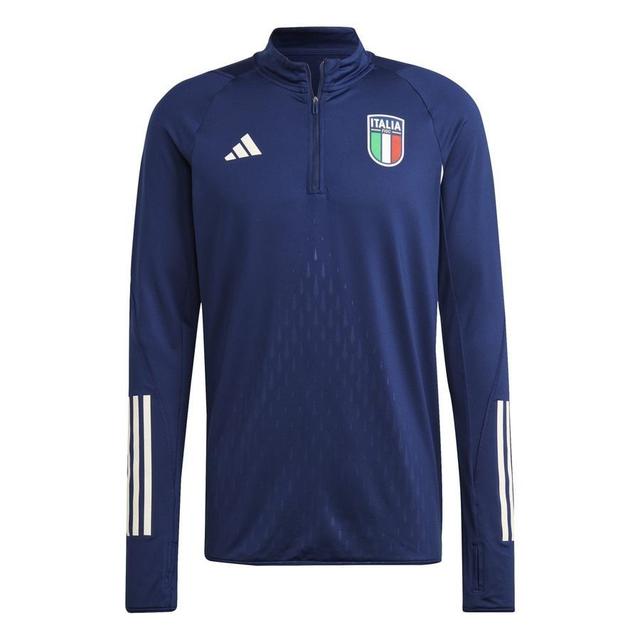 Italy Training Shirt Tiro 23 Pro - Dark Blue/white - , size Large on Productcaster.