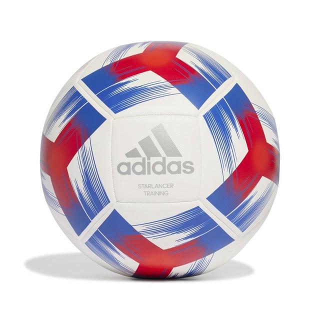 adidas Football Starlancer Training - White/silver Metallic/red/blue, size Ball SZ. 5 on Productcaster.