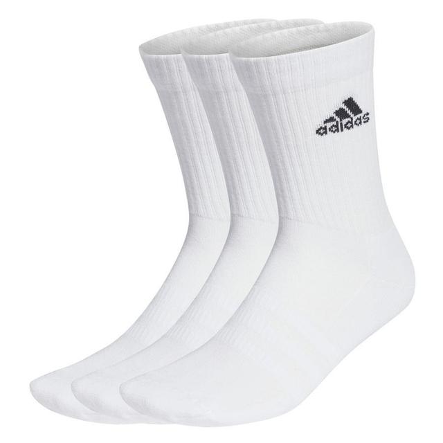 adidas Socks Cushioned Sportswear Crew 3-pack - White/black, size 49-51 on Productcaster.