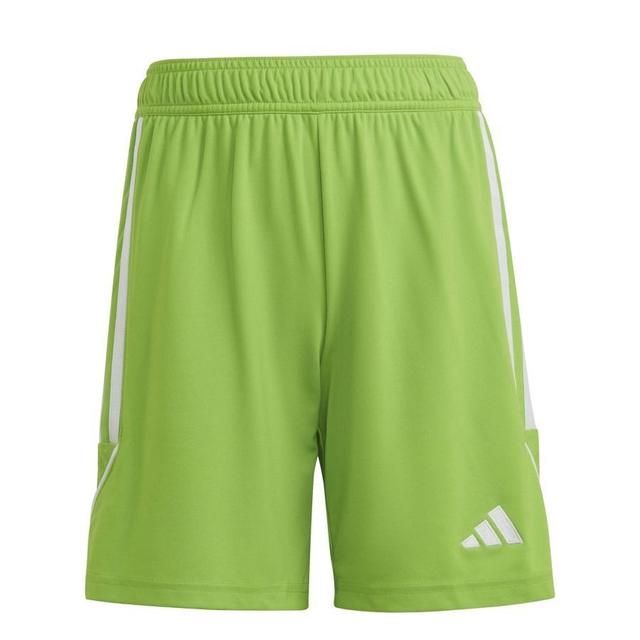 adidas Training Shorts Tiro 23 League - Solar Green/white Kids, size 164 cm on Productcaster.