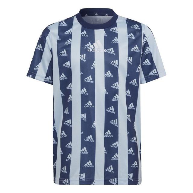 adidas T-shirt Brand Love - Team Navy/blue Kids, size 152 cm on Productcaster.