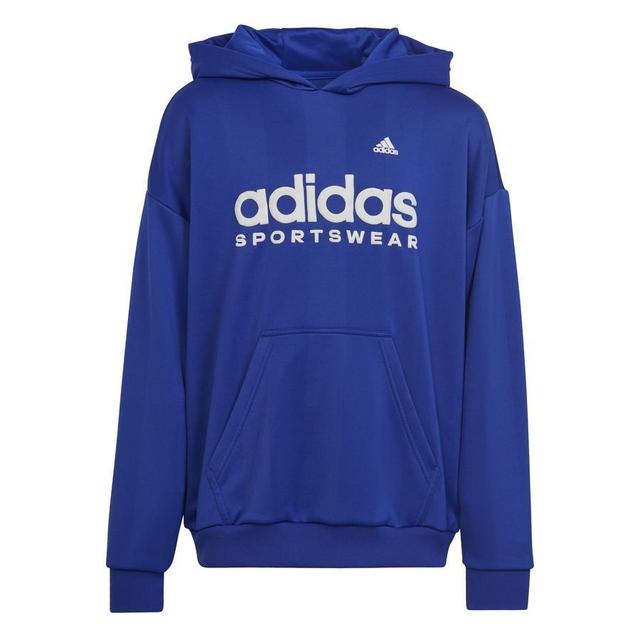 adidas Hoodie Football Celebration - Lucid Blue/off White Kids, size 140 cm on Productcaster.