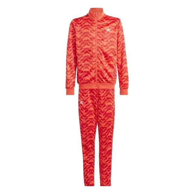 adidas Tracksuit Football Celebration - Red/white Kids, size 152 cm on Productcaster.