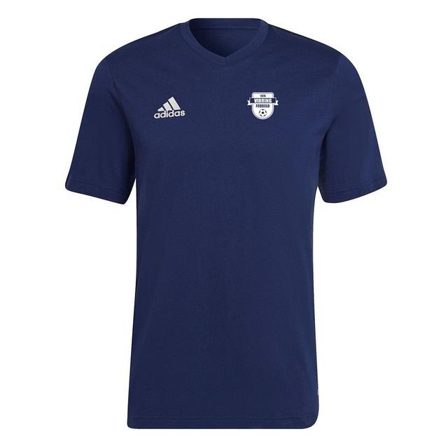 Virring Fodbold Trænings T-Shirt - Navy Børn - adidas, størrelse 140 cm on Productcaster.