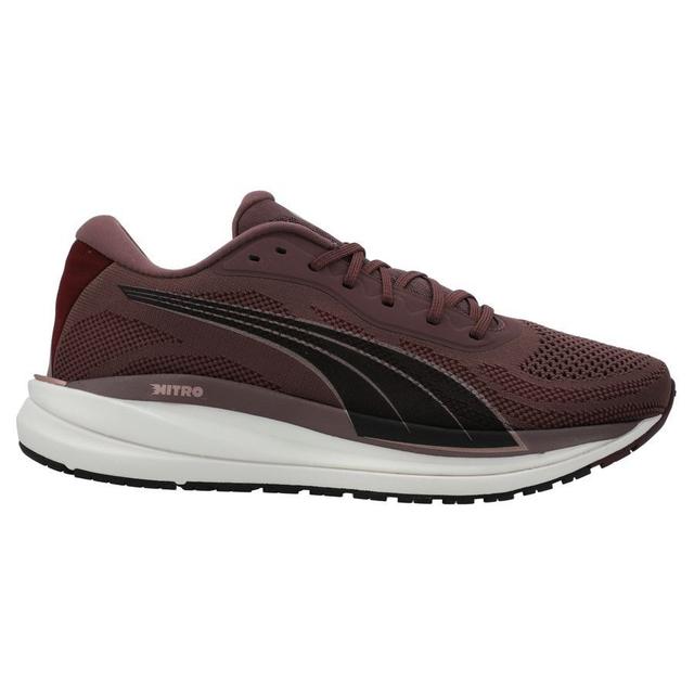 PUMA Running Shoe Magnify Nitro - Plum/gold/white Women, size 37 on Productcaster.