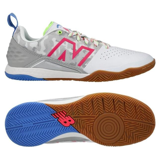 New Balance Audazo V6 Pro IN - Weiß/Pink - ['Halle (IC)'], Größe 40 on Productcaster.