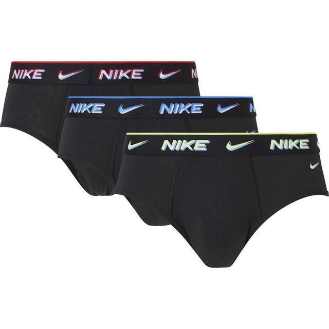 Nike Briefs 3er-Pack - Schwarz/Blau/Rot/Grün, Größe Large on Productcaster.